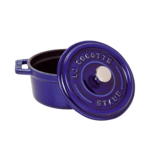 STAUB Cocotte Fonte Ronde 30 Cm Bleu Intense Majolique 8,35 L excellent qulity 3