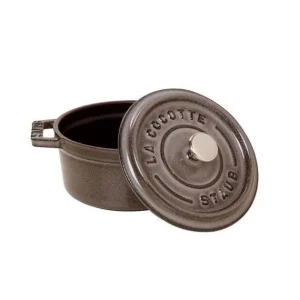 STAUB Cocotte Fonte Ronde 30 Cm Gris Graphite 8,35 L vente pas cher en ligne 6