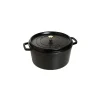 STAUB Cocotte Fonte Ronde 30 Cm Noir Mat 8,35 L Livraison rapide 20