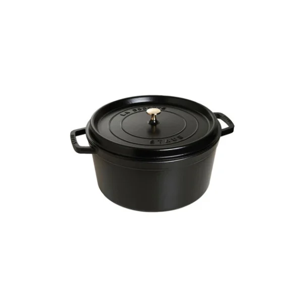 STAUB Cocotte Fonte Ronde 30 Cm Noir Mat 8,35 L Livraison rapide 1