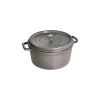 STAUB Cocotte Fonte Ronde 34 Cm Gris Graphite 12,6 L prix de gros 19