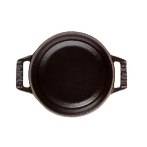 Meilleur Service STAUB Cocotte Fonte Ronde 34 Cm Noir Mat 12,6 L 6