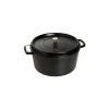 Meilleur Service STAUB Cocotte Fonte Ronde 34 Cm Noir Mat 12,6 L 19