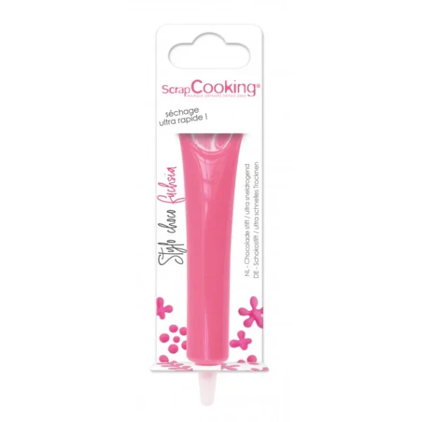 Stylo Chocolat Fuchsia 25 G ScrapCooking pas cher 1