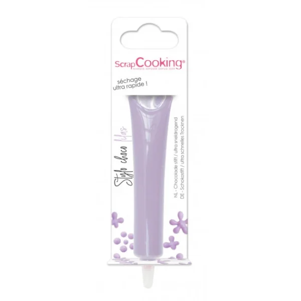 Stylo Chocolat Lilas 25 G ScrapCooking prix pas cher 1