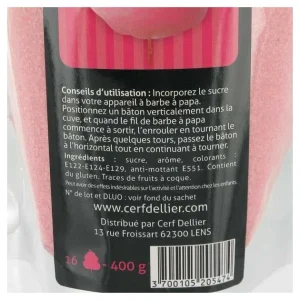 Distributeur Officiel PATISDECOR Sucre Barbe à Papa Fraise 400 G Patisdécor 6