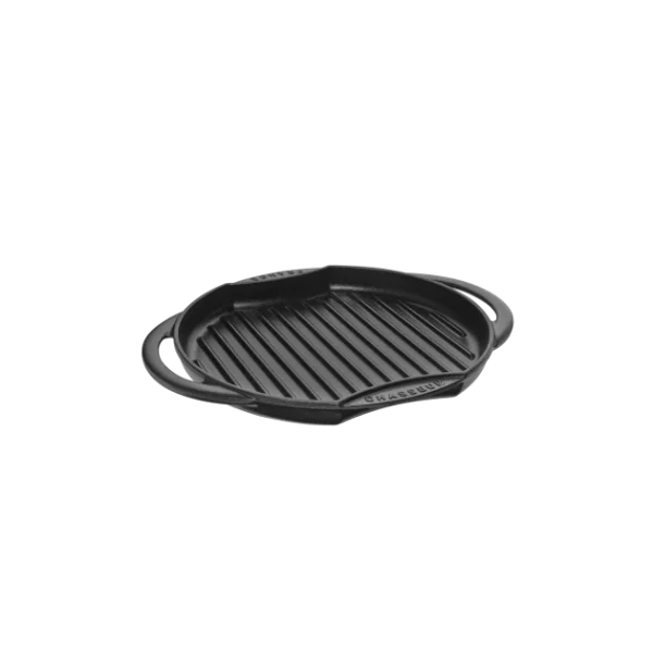 en vente Sun Gril En Fonte Rond 26 Cm Noir Mat Chasseur 1