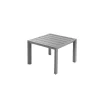 Table Basse Carrée 50 X 50 Cm Gris Platinium Sunset Grosfillex fashioniable 7