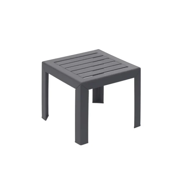 achat pas cher Table Basse En Résine 40 X 40 Cm Anthracite Miami Grosfillex 1