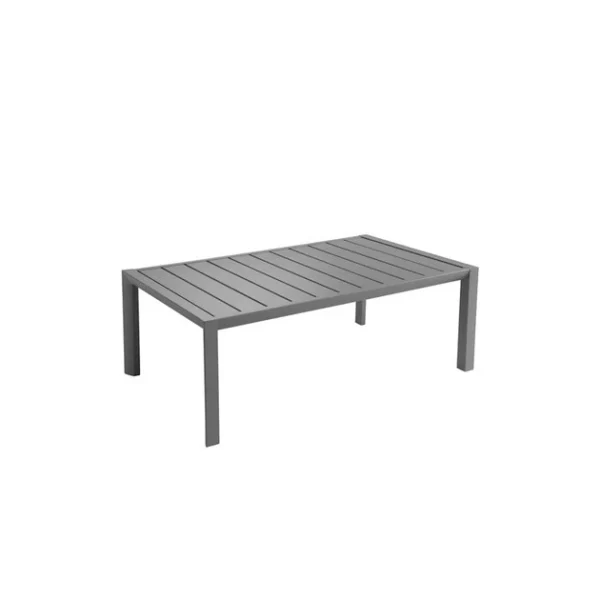 site officiel Table Basse Rectangulaire 100 X 60 Cm Gris Platinium Sunset Grosfillex 1