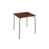 le grand escompte Table Carrée 70 X 70 Cm Corten Rodas Ezpeleta 7