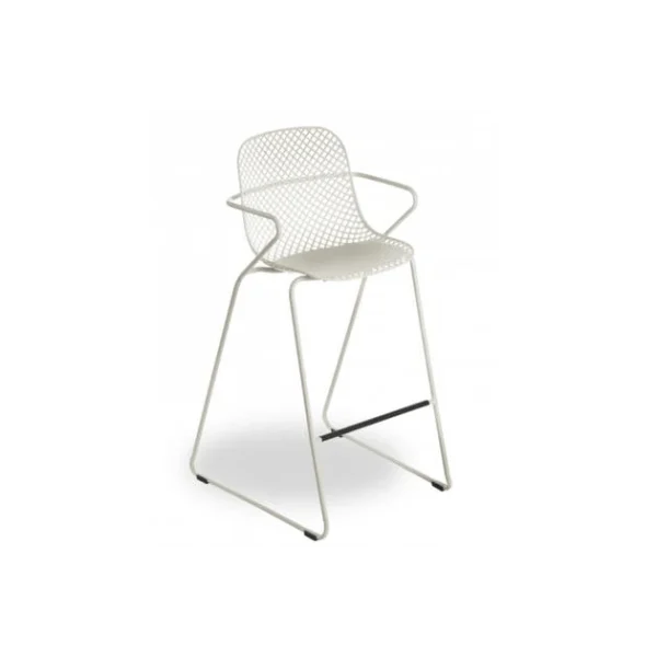 prix le plus bas Tabouret En Acier Avec Assise Résine Crème Absolute Ramatuelle 73’ Grosfillex 1