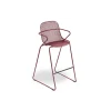 Tabouret En Acier Avec Assise Résine Rouge Bossa Nova Ramatuelle 73’ Grosfillex Livraison Standard/Rapide 7