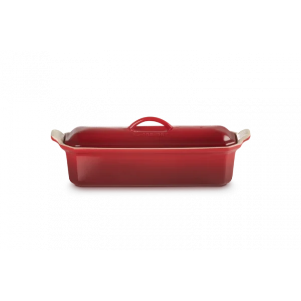 Terrine Rectangulaire En Céramique Avec Presse 32 Cm Cerise Le Creuset aux meilleurs prix 1