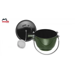 prix pas cher Théière Fonte 1.15 L Basilic Staub 12