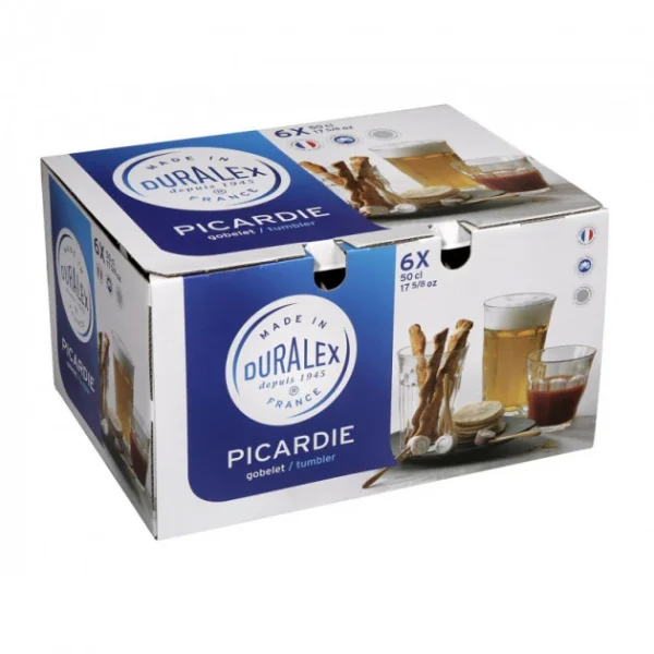 magasin pour Verres Picardie 50 Cl (x6) Duralex 4