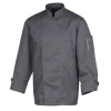 marques pas cher Veste De Cuisine Mixte Anthracite NERO T.2 Robur Manches Longues 5