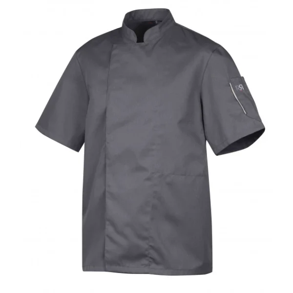 Livraison Standard/Rapide Veste De Cuisine Mixte Anthracite NERO T.3 Robur Manches Courtes 1