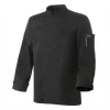 Veste De Cuisine Mixte Noire Parement NERO T.3 Robur Manches Longues Les achats en ligne 7