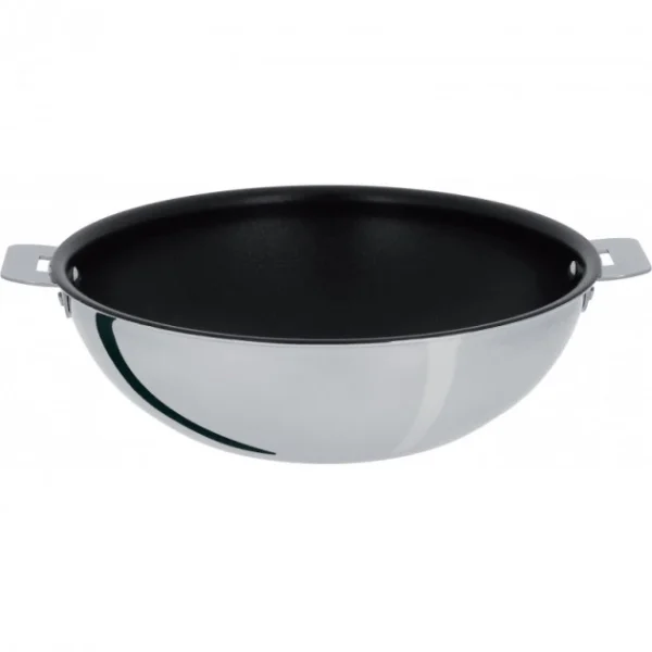 Nouvelle tendance Wok Casteline Ø 20 Cm Manche Amovible Anti-Adhésif Inox Cristel 1