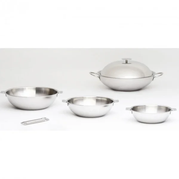 Vente Wok Casteline Ø 20 Cm Manche Amovible Inox Cristel 5