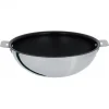 soldes luxe Wok Casteline Ø 28 Cm Manche Amovible Anti-Adhésif Inox Cristel 8