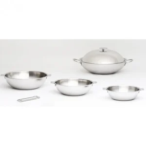 Wok Casteline Ø 28 Cm Manche Amovible Inox Cristel qualité d’originales 13