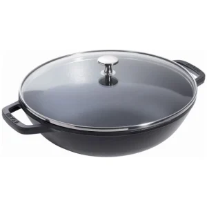 Wok En Fonte 30 Cm Noir Staub magasins pas chers 6