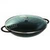 Wok En Fonte 37 Cm Noir Staub solde en ligne 5