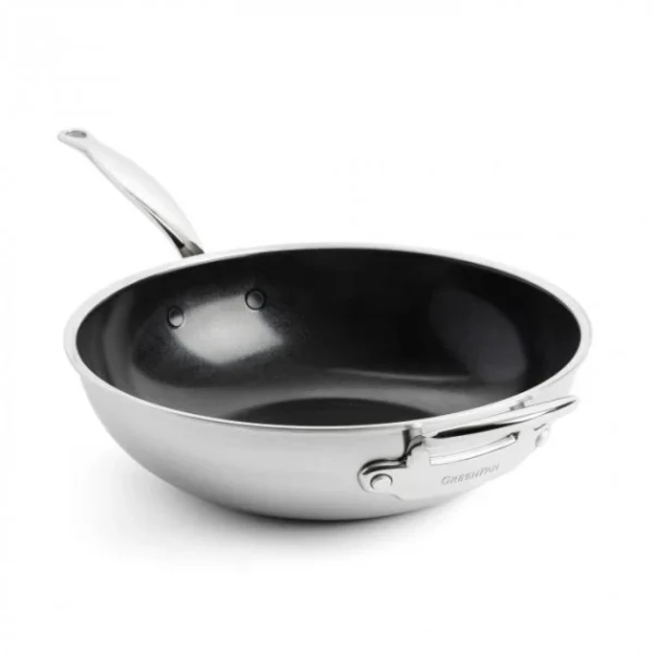 Wok Inox Ø 30 Cm PREMIERE GreenPan achetez 1